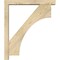 Ekena Millwork Westlake Block Rough Sawn Bracket w/ Offset Brace, Douglas Fir, 4"W x 24"D x 28"H BKT0402X24X28WTL05RDF - alternate 3